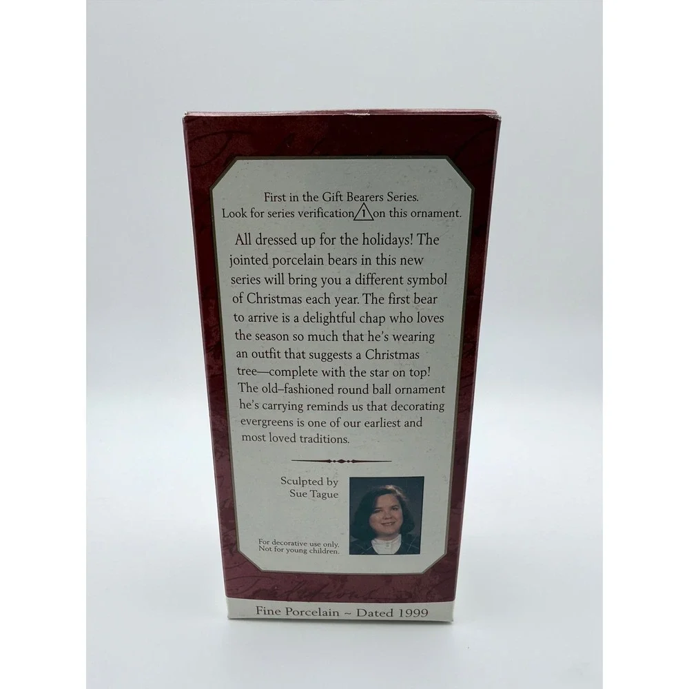 Hallmark Keepsake Ornament Gift Bearers New Collectors Series 1999‎ Porcelain